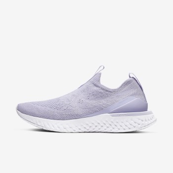 Nike Epic Phantom React Flyknit - Női Futócipő - Levendula/Fehér/Levendula